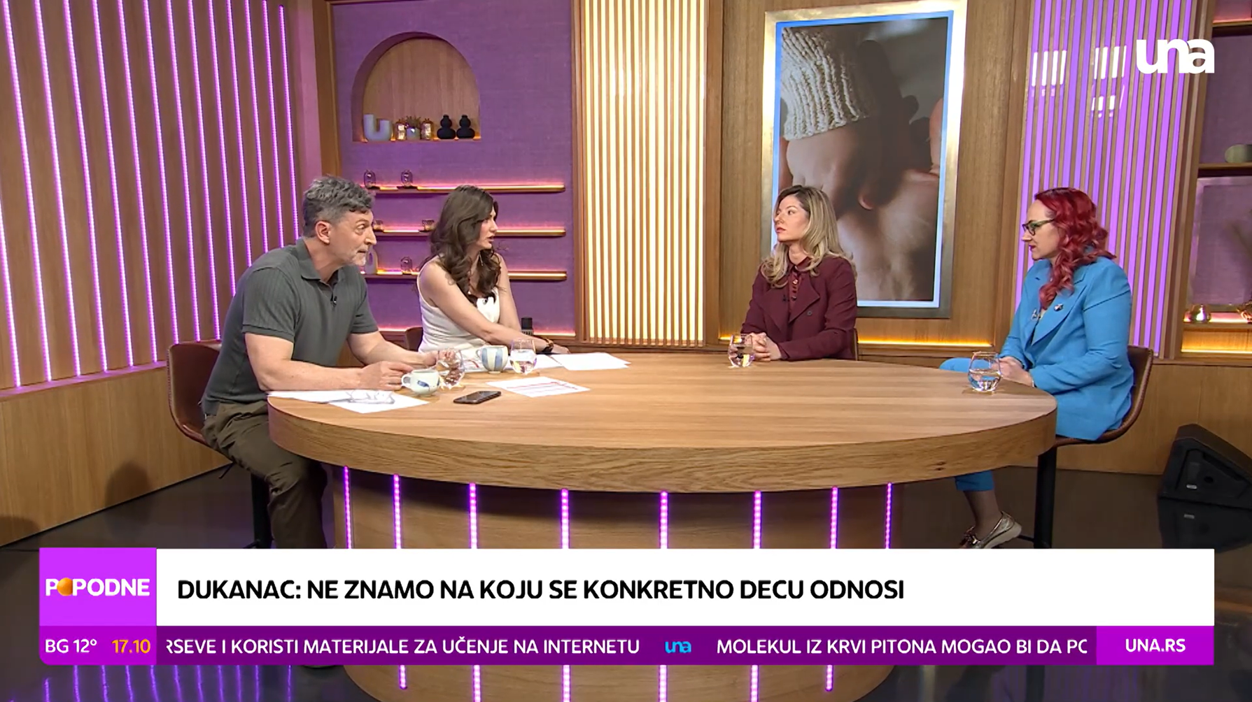 Dušica Dukanac gostovanje TV Una